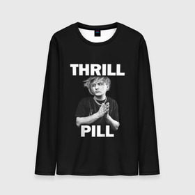 Мужской лонгслив 3D с принтом Thrill pill в Тюмени, 100% полиэстер | длинные рукава, круглый вырез горловины, полуприлегающий силуэт | pill | thrill | thrill pill | пилл | тимур самедов | трилл | трилл пилл