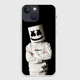 Чехол для iPhone 13 mini с принтом Marshmello в Тюмени,  |  | christopher | comstock | dj | dotcom | friends | marshmallow | marshmello | usa | диджей | друзья | комсток | крис | маршмэллоу | продюсер | сша