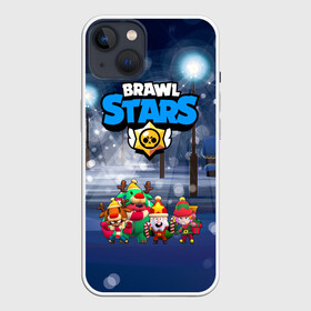 Чехол для iPhone 13 с принтом Новогодний Brawl Stars в Тюмени,  |  | brawl stars | brawl stars 8 bit | brawl stars crow | brawl stars crow phoenix | brawl stars l | brawl stars leon | brawl stars leon shark | brawl stars nita | brawl stars robot spike | brawl stars spike | бравл старс | бравла старс | браво с