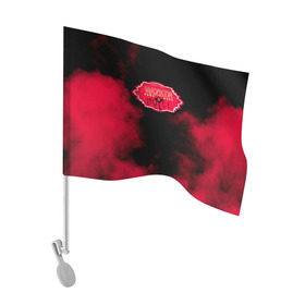 Флаг для автомобиля с принтом Hazbin Hotel в Тюмени, 100% полиэстер | Размер: 30*21 см | alastor | hazbin hotel | аластор | ангел пыли | вегги | мульт | ниффти | отель хазбин | сериал | сэр пентиус | том тренч | хаск | чарли | черри | энджел даст