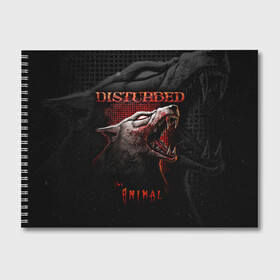 Альбом для рисования с принтом Disturbed в Тюмени, 100% бумага
 | матовая бумага, плотность 200 мг. | Тематика изображения на принте: asylum | disturbed | heavy metal | immortalized | the guy | the lost children | группы | метал | рок