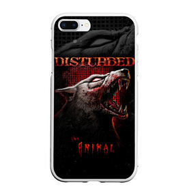 Чехол для iPhone 7Plus/8 Plus матовый с принтом Disturbed в Тюмени, Силикон | Область печати: задняя сторона чехла, без боковых панелей | asylum | disturbed | heavy metal | immortalized | the guy | the lost children | группы | метал | рок