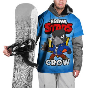 Накидка на куртку 3D с принтом BRAWL STARS CROW в Тюмени, 100% полиэстер |  | Тематика изображения на принте: brawl stars | brawl stars crow | brawler | crow | бравл старз | бравлер | ворон