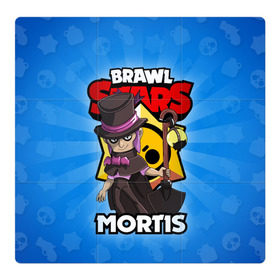 Магнитный плакат 3Х3 с принтом BRAWL STARS MORTIS в Тюмени, Полимерный материал с магнитным слоем | 9 деталей размером 9*9 см | brawl stars | brawl stars mortis | brawler | mortis | бравл старз | бравлер | мортис