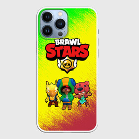 Чехол для iPhone 13 Pro Max с принтом Brawl Stars Leon Nita Crow в Тюмени,  |  | Тематика изображения на принте: brawl stars | brawl stars 8 bit | brawl stars crow | brawl stars crow phoenix | brawl stars leon | brawl stars leon shark | brawl stars nita | brawl stars robot spike | brawl stars spike | бравл старс | бравла старс | браво старс | персона