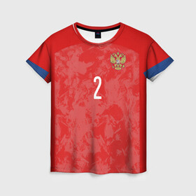 Женская футболка 3D с принтом Fernandes home EURO 2020 в Тюмени, 100% полиэфир ( синтетическое хлопкоподобное полотно) | прямой крой, круглый вырез горловины, длина до линии бедер | championship | cup | fernandes | russia | tdrfifa19 | world | европы | мира | мундиаль | россия | фернандес | чемпионат