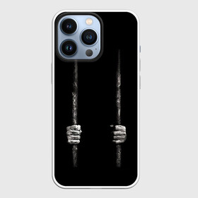 Чехол для iPhone 13 Pro с принтом Взаперти в Тюмени,  |  | Тематика изображения на принте: в темноте | взаперти | руки | тьма