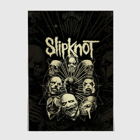 Постер с принтом Slipknot в Тюмени, 100% бумага
 | бумага, плотность 150 мг. Матовая, но за счет высокого коэффициента гладкости имеет небольшой блеск и дает на свету блики, но в отличии от глянцевой бумаги не покрыта лаком | slipknot | we are not your kind | альтернативный метал | грув метал | метал | музыка | ню метал | слипнот