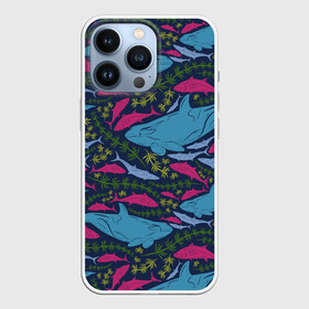 Чехол для iPhone 13 Pro с принтом Касатки в Тюмени,  |  | водоросли | касатки | киты | море | океан | под водой | рыбы