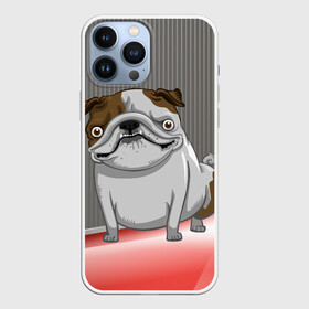 Чехол для iPhone 13 Pro Max с принтом Бульдог в Тюмени,  |  | dog | большая собака | бульдог | животное | злая собака | пес | собака | собачка