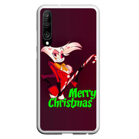 Чехол для Honor P30 с принтом Merry Christmas в Тюмени, Силикон | Область печати: задняя сторона чехла, без боковых панелей | alastor | hazbin hotel | аластор | ангел пыли | вегги | мульт | ниффти | отель хазбин | сериал | сэр пентиус | том тренч | хаск | чарли | черри | энджел даст