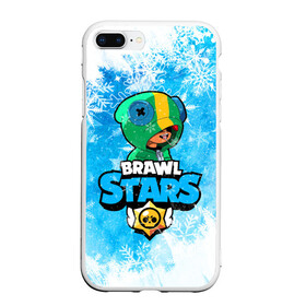 Чехол для iPhone 7Plus/8 Plus матовый с принтом Brawl Stars Леон в Тюмени, Силикон | Область печати: задняя сторона чехла, без боковых панелей | 2020 | brawl | brawl stars | christmas | leon | new year | stars | бравл старс | брол старс | зима | игра | леон | новогодний | новый год | рождество | снег | снежинки