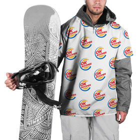 Накидка на куртку 3D с принтом OK BOOMER в Тюмени, 100% полиэстер |  | ok boomer | зумеры | мемы | миллениалы | окей бумер