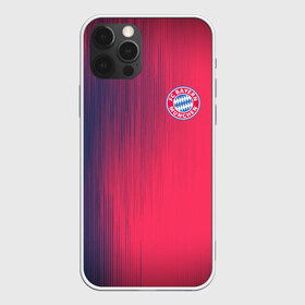 Чехол для iPhone 12 Pro Max с принтом FC Bayern Munchen (Bavaria) в Тюмени, Силикон |  | Тематика изображения на принте: fc bayern munchen | бавария | геометрия | спорт | текстура | футбол