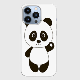 Чехол для iPhone 13 Pro с принтом Панда в Тюмени,  |  | Тематика изображения на принте: мишка | панда