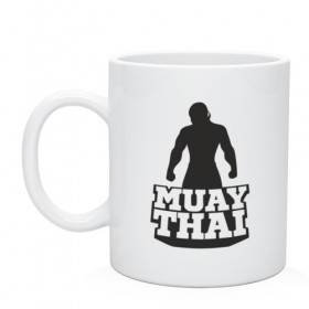 Кружка с принтом Muay Thai в Тюмени, керамика | объем — 330 мл, диаметр — 80 мм. Принт наносится на бока кружки, можно сделать два разных изображения | mma | muay thai | бокс | борьба | дзюдо | единоборства | кикбоксинг | спорт