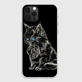 Чехол для iPhone 12 Pro Max с принтом Пушистый котёнок в Тюмени, Силикон |  | Тематика изображения на принте: животные | зверёк | кот | котёнок | милашка | няшка | счастье