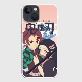 Чехол для iPhone 13 mini с принтом Клинок рассекающий демонов в Тюмени,  |  | anime | demon slayer | kimetsu no yaiba | nezuko | tanjiro | аниме | клинок рассекающий демонов | клинок уничтожающий демонов | манга | нэдзуко | тандзиро