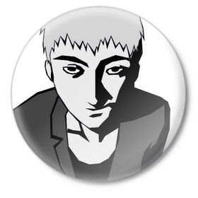 Значок с принтом Great Teacher Onizuka в Тюмени,  металл | круглая форма, металлическая застежка в виде булавки | Тематика изображения на принте: great teacher onizuka | gto | onizuka | великий учитель онидзука | гто | крутой учитель онидзука | онидзука | справедливость