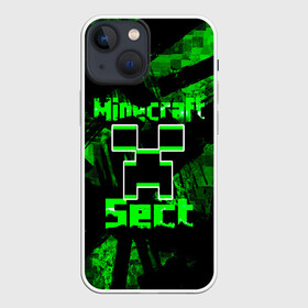 Чехол для iPhone 13 mini с принтом Minecraft в Тюмени,  |  | game | minecraft | mojang ab | sect | игра | инди | майнкрафт | майнкрафт секта | секта