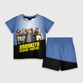 Детский костюм с шортами 3D с принтом Brooklyn Nine Nine в Тюмени,  |  | 9 9 | 99 | andy | beatriz | brooklyn | detective | diaz | jake | nine nine | peralta | rosa | samberg | stephanie | беатрис | бруклин | детектив | джейк | перальта | роза | стефани | сэмберг | энди