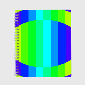 Тетрадь с принтом MAKE LOVE NOT WAR в Тюмени, 100% бумага | 48 листов, плотность листов — 60 г/м2, плотность картонной обложки — 250 г/м2. Листы скреплены сбоку удобной пружинной спиралью. Уголки страниц и обложки скругленные. Цвет линий — светло-серый
 | Тематика изображения на принте: абстракция | градиент | многоцветный