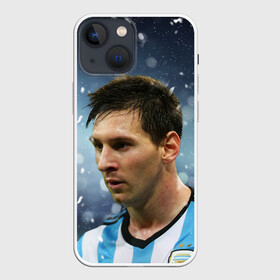 Чехол для iPhone 13 mini с принтом Лео Месси в Тюмени,  |  | barca | barcelona | champions | football | messi | soccer | spain | uefa | world cup | барса | барселона | ла лига | лео месси | лига чемпионов | месси | форма | формы | футбол