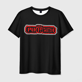 Мужская футболка 3D с принтом Purgen в Тюмени, 100% полиэфир | прямой крой, круглый вырез горловины, длина до линии бедер | Тематика изображения на принте: moscow punks | punks | punks not dead | purgen | московские панки | панки | пурген