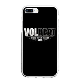 Чехол для iPhone 7Plus/8 Plus матовый с принтом Volbeat в Тюмени, Силикон | Область печати: задняя сторона чехла, без боковых панелей | Тематика изображения на принте: groove metal | hardcore | psychobilly | rebound | replay | rewind | volbeat | волбит