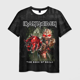 Мужская футболка 3D с принтом Iron Maiden в Тюмени, 100% полиэфир | прямой крой, круглый вырез горловины, длина до линии бедер | Тематика изображения на принте: heavy metal | iron maiden | metal | айрон мейден | группы | метал | музыка | рок | хеви метал