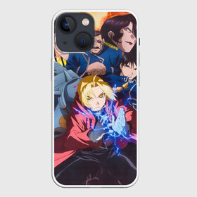 Чехол для iPhone 13 mini с принтом Fullmetal Alchemist Brotherhood в Тюмени,  |  | anime | fullmetal alchemist brotherhood | аниме. | стальной алхимик братство | цельнометаллический алхимик братство