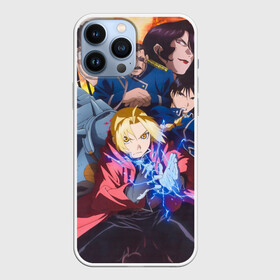 Чехол для iPhone 13 Pro Max с принтом Fullmetal Alchemist Brotherhood в Тюмени,  |  | Тематика изображения на принте: anime | fullmetal alchemist brotherhood | аниме. | стальной алхимик братство | цельнометаллический алхимик братство