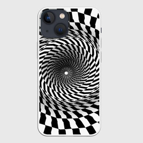 Чехол для iPhone 13 mini с принтом Оптические квадраты в Тюмени,  |  | abstract | abstraction | texture | абстракция | геометрия | иллюзия | обман зрения | оптический узор | текстура