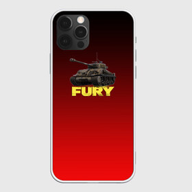 Чехол для iPhone 12 Pro Max с принтом Танк ЯРОСТЬ в Тюмени, Силикон |  | танк wot world of tanks шерман ярость fury из