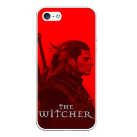 Чехол для iPhone 5/5S матовый с принтом The Witcher в Тюмени, Силикон | Область печати: задняя сторона чехла, без боковых панелей | gerald | geralt | henry cavill | netflix | the witcher | wild hunt | witcher | ведьмак | ведьмак сериал | генри кавилл | геральд | дикая охота | нетфликс