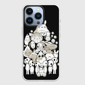 Чехол для iPhone 13 Pro с принтом Totoro в Тюмени,  |  | anime | hayao miyazaki | japanese | meme | miyazaki | piano | studio ghibli | tokyo | totoro | гибли | котобус | мой | сосед | сусуватари | тонари | тоторо | хаяо миядзаки