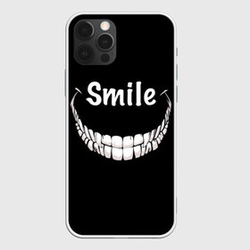 Чехол для iPhone 12 Pro Max с принтом Smile в Тюмени, Силикон |  | smile | words | зубы | надпись | улыбка