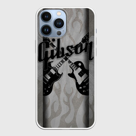 Чехол для iPhone 13 Pro Max с принтом Gibson в Тюмени,  |  | custom guitar | gibson | gibson usa | grover | guitar | hard rock | les paul | lespol | metal | punk | rock | sg | sg300 | sg400 | гибсон | гитара | гитары | лес пол | леспаул | леспол | панк | рок | хард рок | хардрок