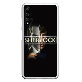 Чехол для Honor 20 с принтом Sherlock в Тюмени, Силикон | Область печати: задняя сторона чехла, без боковых панелей | 221b | bbc | benedict cumberbatch | john watson | mark gatiss | martin freeman | sherlock holmes | steven moffat | бейкер | джон ватсон | мориарти | стрит | шерлок