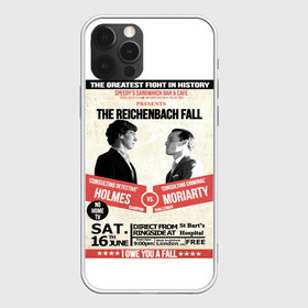 Чехол для iPhone 12 Pro Max с принтом The reichenbach fall в Тюмени, Силикон |  | Тематика изображения на принте: 221b | bbc | benedict cumberbatch | john watson | mark gatiss | martin freeman | sherlock holmes | steven moffat | бейкер | джон ватсон | мориарти | стрит | шерлок