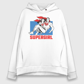 Женское худи Oversize хлопок с принтом Superman & Supergirl в Тюмени, френч-терри — 70% хлопок, 30% полиэстер. Мягкий теплый начес внутри —100% хлопок | боковые карманы, эластичные манжеты и нижняя кромка, капюшон на магнитной кнопке | clark kent | dc comics | diana prince | justice league | shtatjl | supergirl | superhero | superman | вандер вуман | галь гадот | диана принс | лига справедливости | супер женщина | супермен | чудо женщина