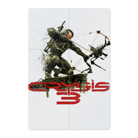 Магнитный плакат 2Х3 с принтом Crysis 3 в Тюмени, Полимерный материал с магнитным слоем | 6 деталей размером 9*9 см | armor | crysis | crysis 3 | crysis 4 | game | броня | броня crysis | доспехи | игра | крайзис | кризис | логотип | надпись | шутер