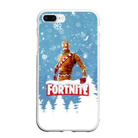 Чехол для iPhone 7Plus/8 Plus матовый с принтом Новогодний Fortnite в Тюмени, Силикон | Область печати: задняя сторона чехла, без боковых панелей | 2020 | christmas | fortnite | fortnite 2 | fortnite chapter 2 | fortnite2 | fortnite: chapter 2 | new year | snow | winter | игры | новогодний | новый год | фортнайт | фортнайт 2