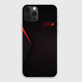 Чехол для iPhone 12 Pro Max с принтом Mass Effect N7 в Тюмени, Силикон |  | Тематика изображения на принте: andromeda | bioware | n7 | shepard | shooter | геты | жнецы | инженер | масс эффект | разведчик | солдат | страж | цербер | штурмовик | шутер