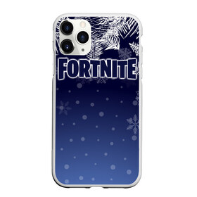 Чехол для iPhone 11 Pro Max матовый с принтом Fortnite Новогодний в Тюмени, Силикон |  | 