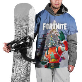 Накидка на куртку 3D с принтом Fortnite Новогодний в Тюмени, 100% полиэстер |  | Тематика изображения на принте: christmas | epic games | fortnite | игры | новый год | рождество | фортнайт
