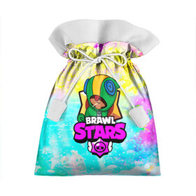 Подарочный 3D мешок с принтом BRAWL STARS LEON в Тюмени, 100% полиэстер | Размер: 29*39 см | 2020 | android | brawl stars | crow | games | leon | mobile game | stars | бравл старс | ворон | игры | леон | мобильные игры
