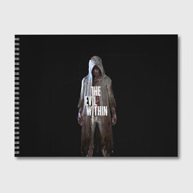 Альбом для рисования с принтом The evil within в Тюмени, 100% бумага
 | матовая бумага, плотность 200 мг. | theevilwithin | игра | рувик | хоррор