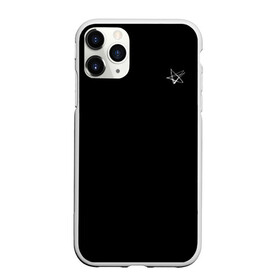 Чехол для iPhone 11 Pro Max матовый с принтом Star в Тюмени, Силикон |  | звезда | модный | пентаграмма | перевернутая | символ | черный