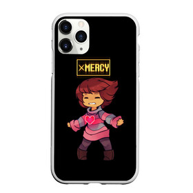 Чехол для iPhone 11 Pro матовый с принтом UNDERTALE FRISK в Тюмени, Силикон |  | chara | frisk | sans | undertale | андертале | андертейл | игра | подземная история | подземная сказка | санс | ундертале | фриск | чара